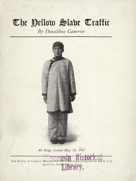 Ah King, a slave who was rescued on May 18, 1910.