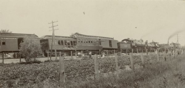 A collision of a freight train with an excursion train on the Chicago and North Western Railway, resulting in six deaths and at least 46 people injured.