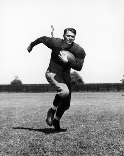Ronald Reagan as the character Gipp in the Warner Brothers' film "Knute Rockne: All-American."