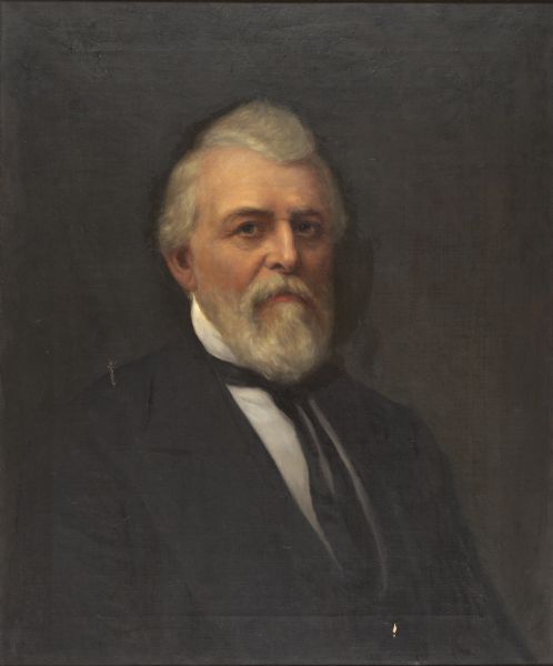 Painted portrait of Moses Strong.