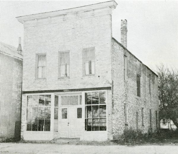 Building on the west side of Superior Street where Joseph Ruelle was shot.