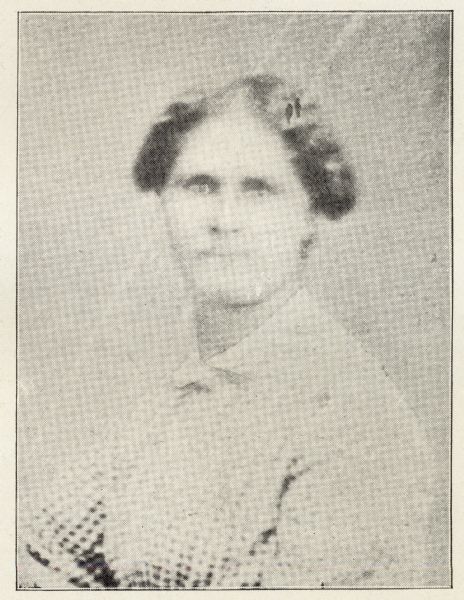 Quarter-length portrait of Caroline Quarlls Watkins, taken when she lived in Sandwich, Ontario.