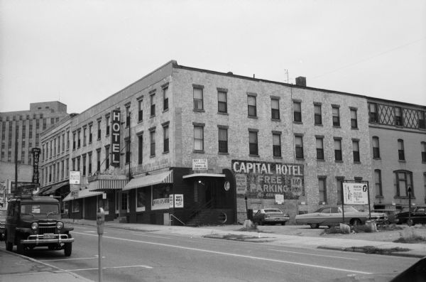 An exterior view of the Capital Hotel at 208 King Street.