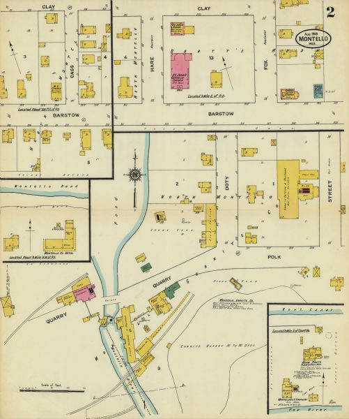 Sanborn Map of Montello, Page 2.