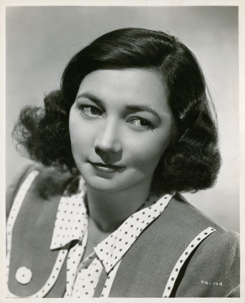 Publicity still of actress Patsy Kelly. Photographed by Alex Kahle.