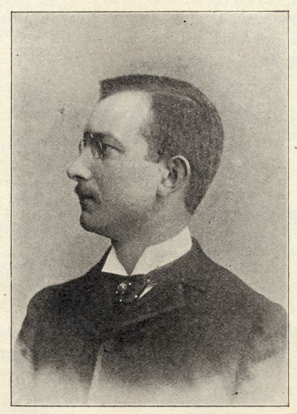 Head and shoulders profile portrait of Henry Andrae.