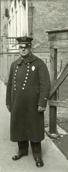 Madison Police Chief Frank Trostle. Trostle served as police chief from 1925-1930.