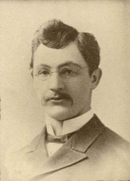 Head and shoulders portrait of Wisconsin Assembly of 1889 member Edward Slupecki.
