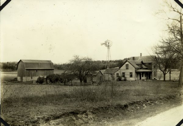 View of the farm to which the Brundage family moved with the assistance of The United States Resettlement Administration.