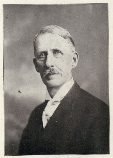 Quarter-length portrait of Dr. Alfred Wilmarth of the Northern Wisconsin Colony and Training School.