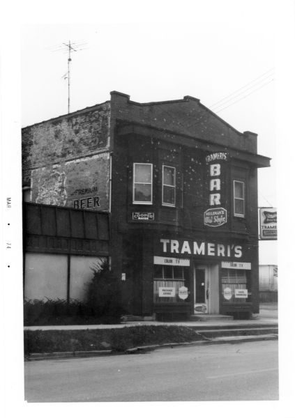 An exterior view of Trameri's Bar at 625 West Main Street.