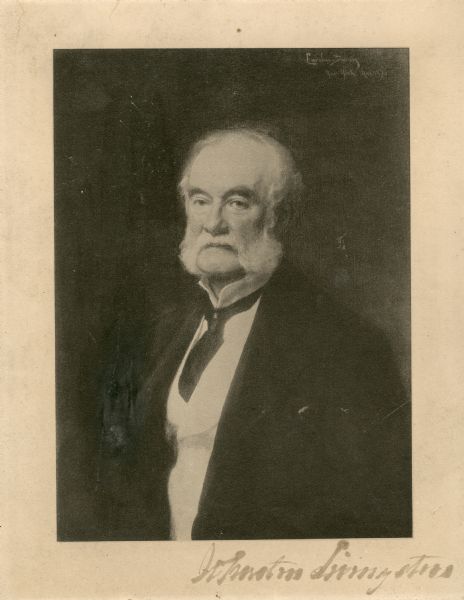 Photograph of a painting of Johnston Livingston. The painting is signed by Carolus-Duran (Charles Auguste Émile Durand), a French portrait painter. The signature lists New York as the place of painting, and thus might have been made in 1898, when Carolus-Duran lectured in New York. The photograph of the painting is not dated nor identified, but it does have Johnston Livingston's signature.

Johnston Livingston was a railroad man and cousin to Crawford Livingston, Jr., founder of Forest Lodge.