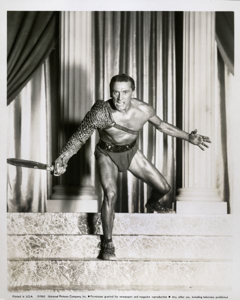 Kirk Douglas As Spartacus Photograph Wisconsin Historical Society