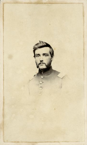 A quarter-length portrait of Thomas Slagg, a captain in Company H.
