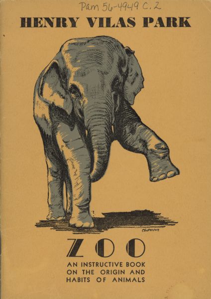 Cover of book, with an illustration of an elephant on the front.