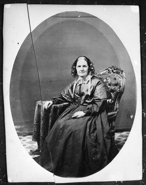Copy of a portrait of an old woman, taken for Mrs. Dean.