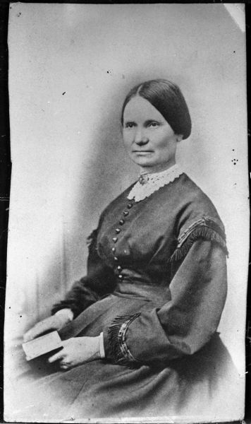 Copy of an old portrait of a woman, taken for Mrs. Dean.