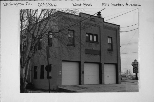 Exterior view of the Barton Fire Department at 1511 Barton Avenue.