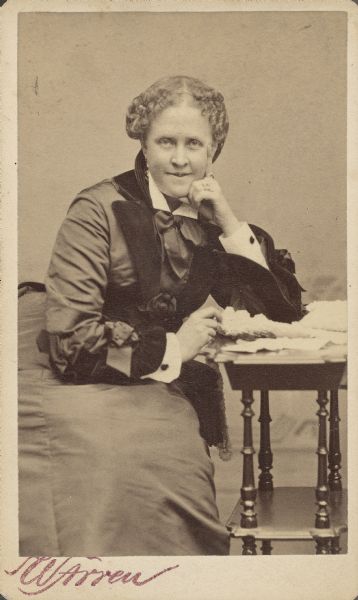 Studio portrait of author Helen Jackson, pen name H.H.