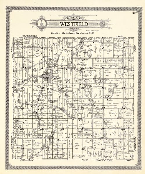 A plat map by Westfield created by George A. Ogle & Co.