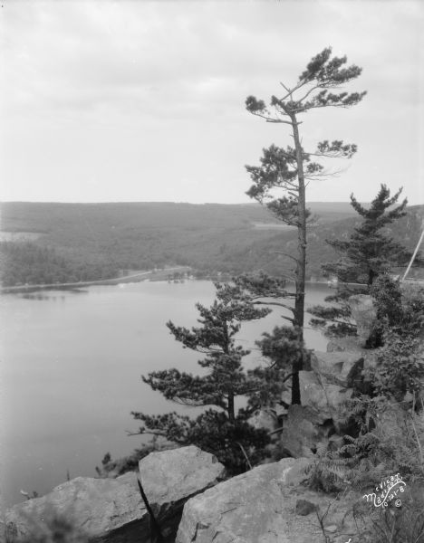 Pine Point, high above Devil's Lake.