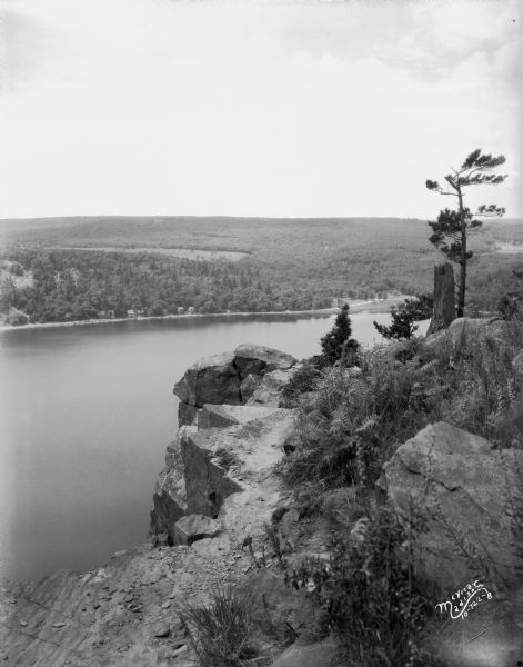 Pine Point, high above Devil's Lake.